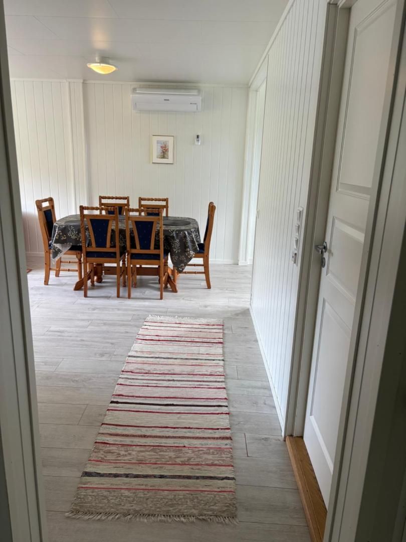 Hallway leading to the dining area