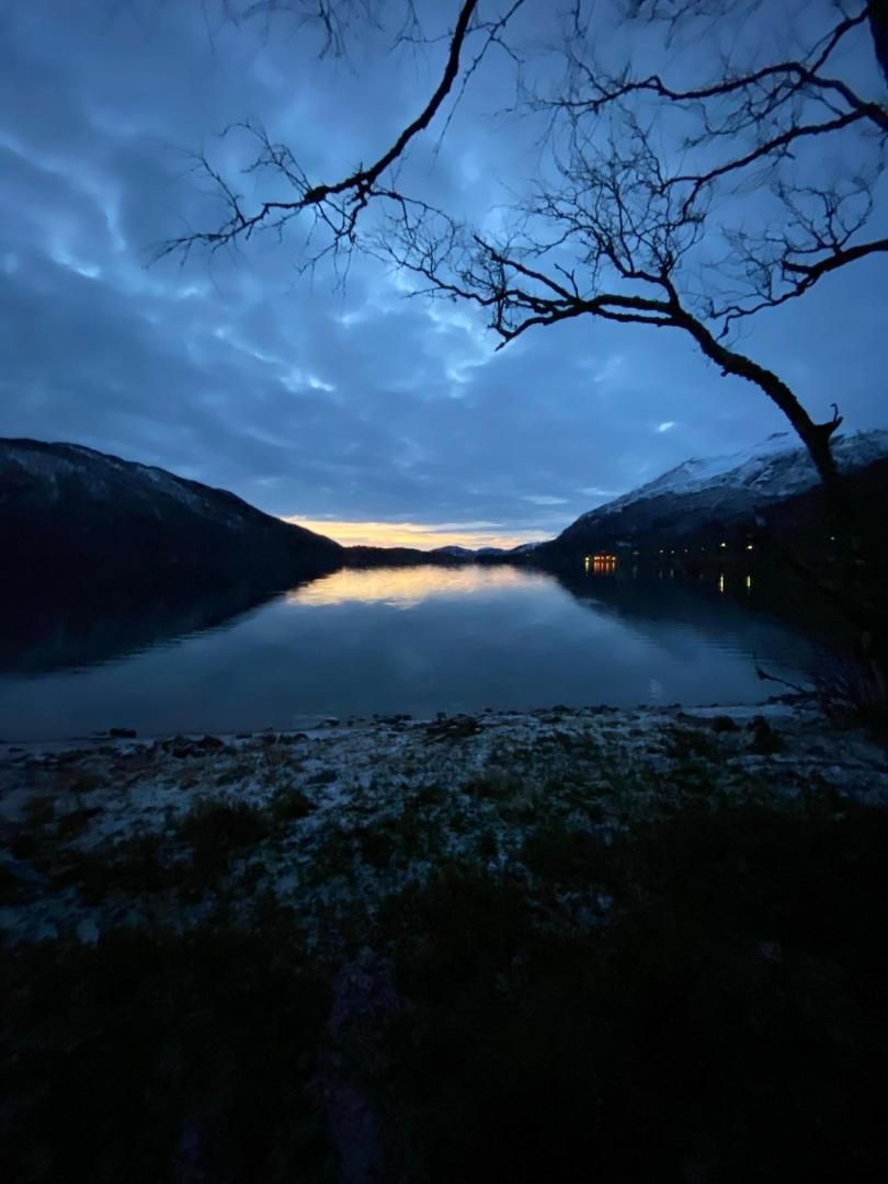 Dusk over the lake